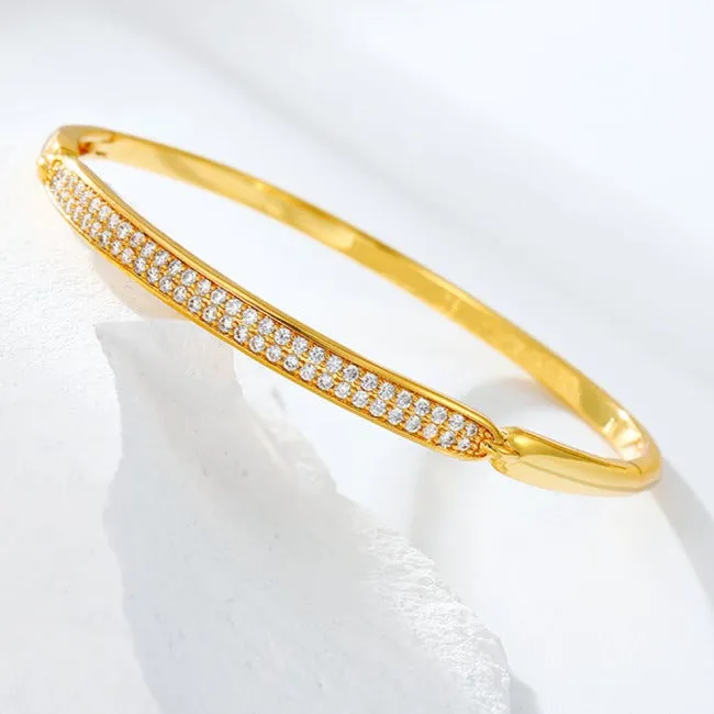 24k Gold Plated Bangles Gift for Women