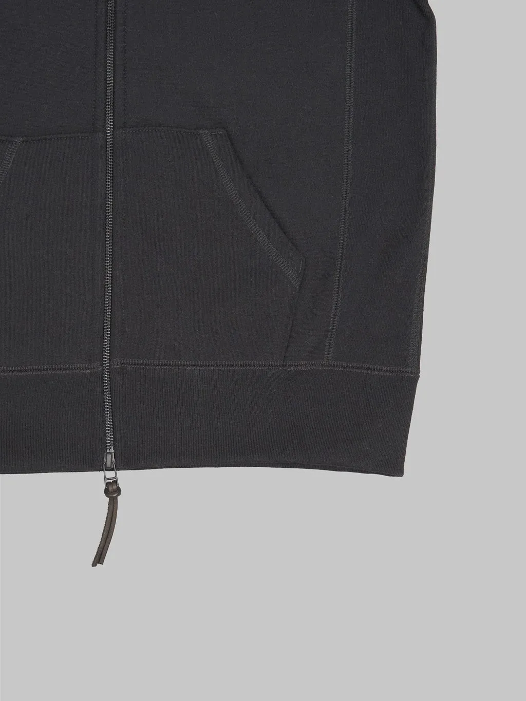 3sixteen Heavyweight Zip Hoody Black