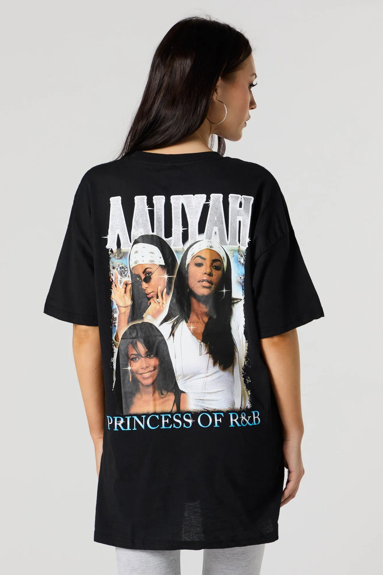 Aaliyah Graphic Boyfriend T-Shirt