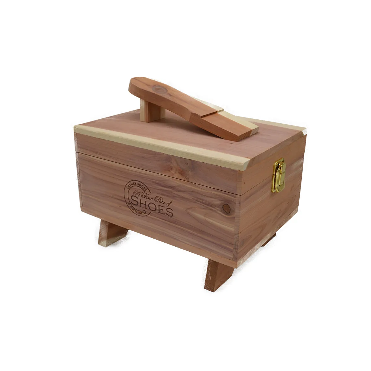 AFPOS Cedar Valet box With Foot Rest