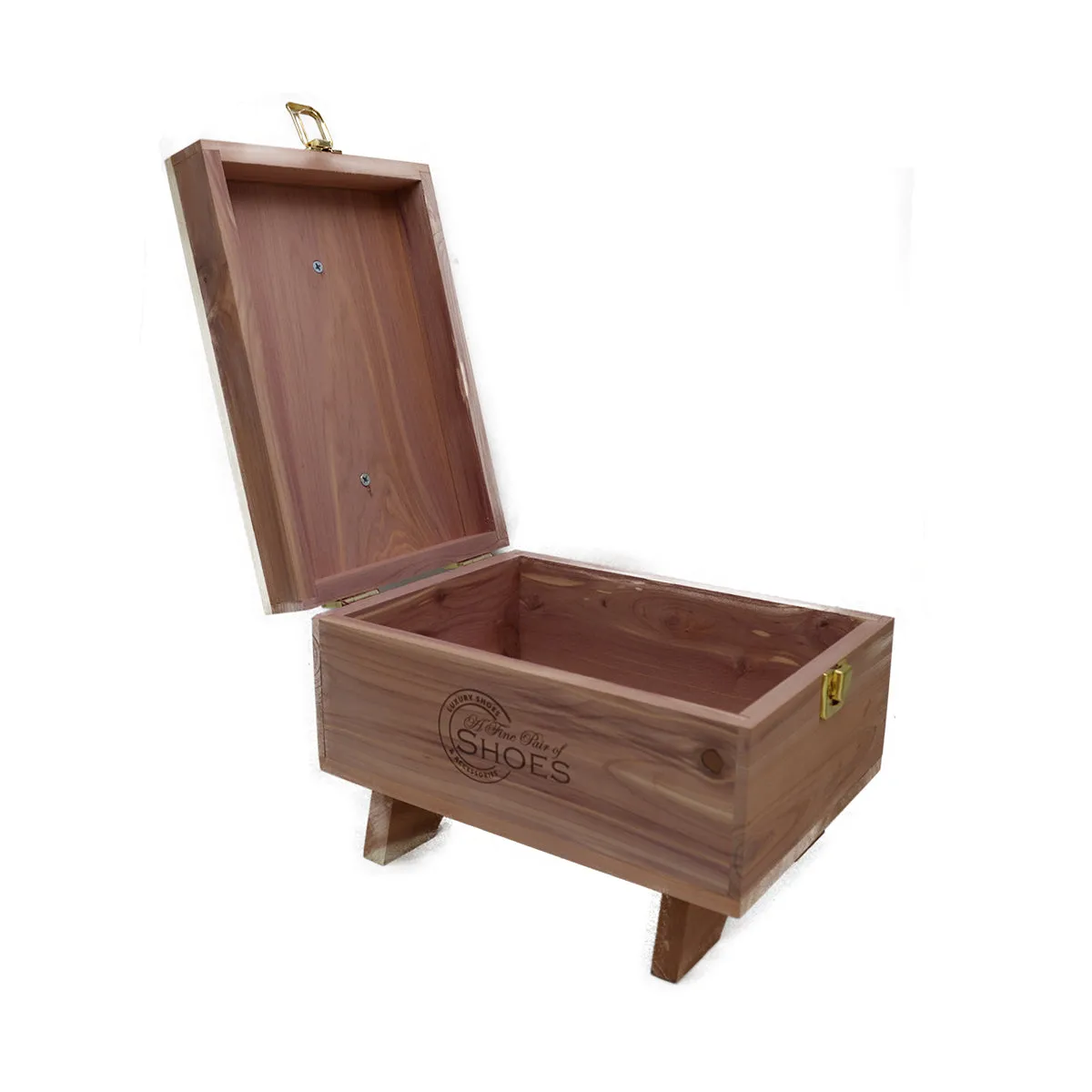 AFPOS Cedar Valet box With Foot Rest