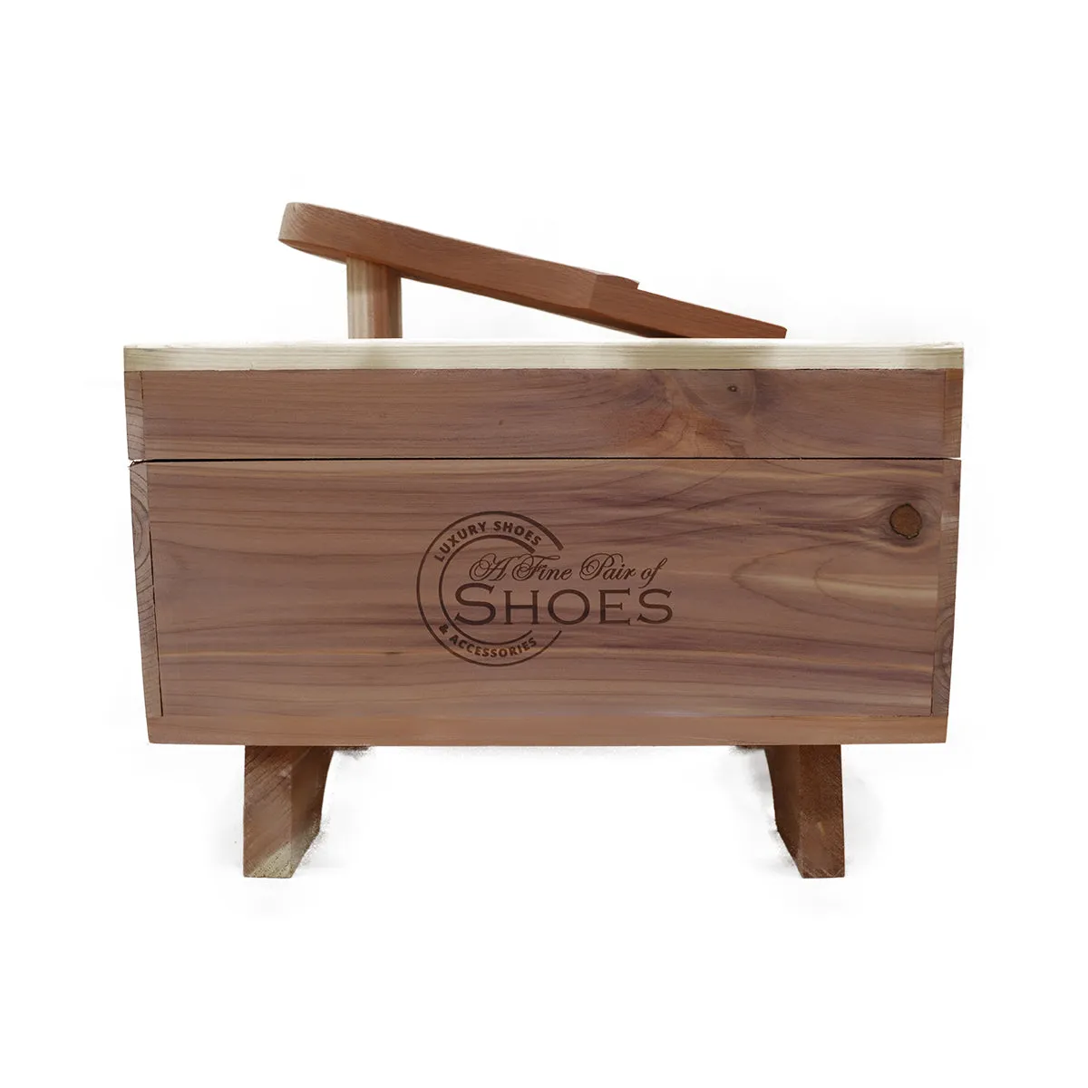 AFPOS Cedar Valet box With Foot Rest