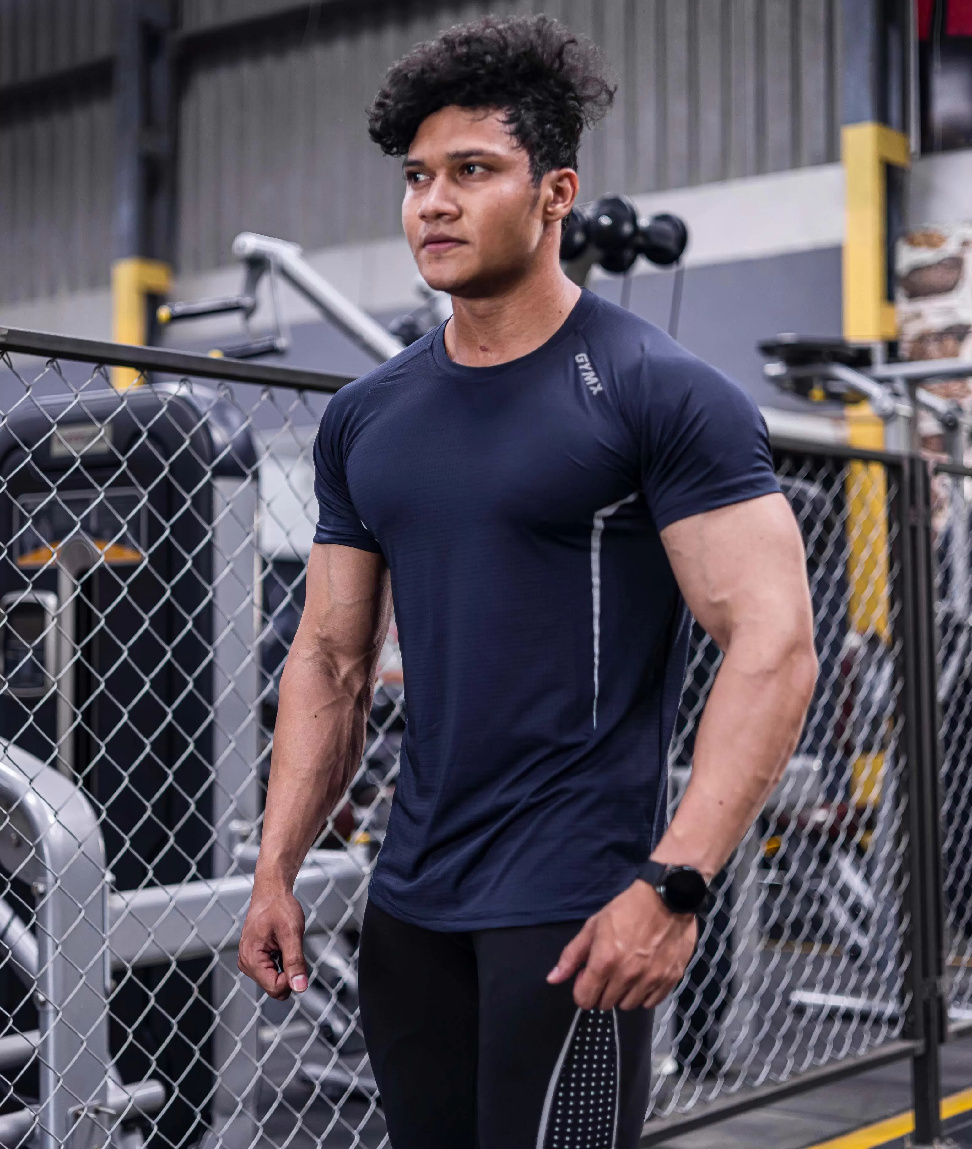 Airflow Navy Blue GymX Tee