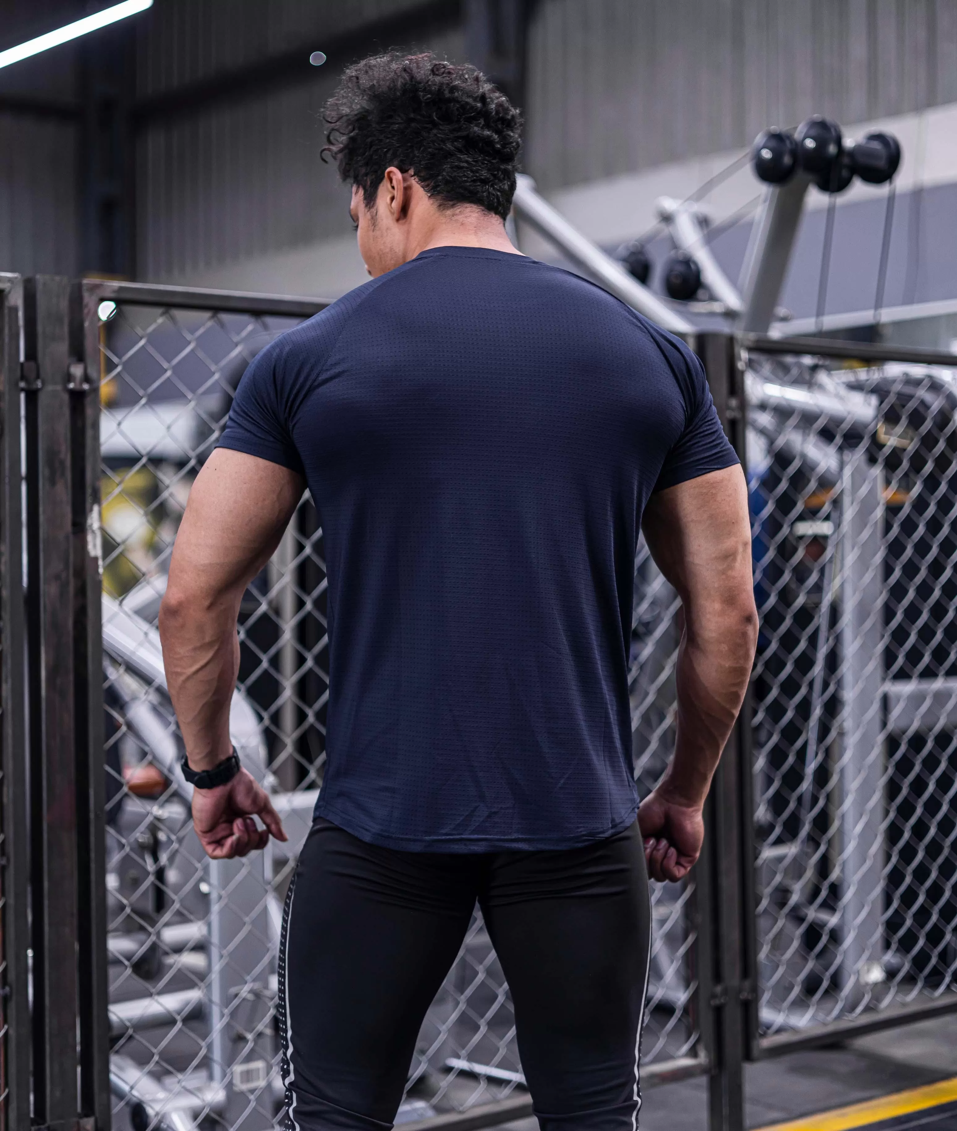 Airflow Navy Blue GymX Tee