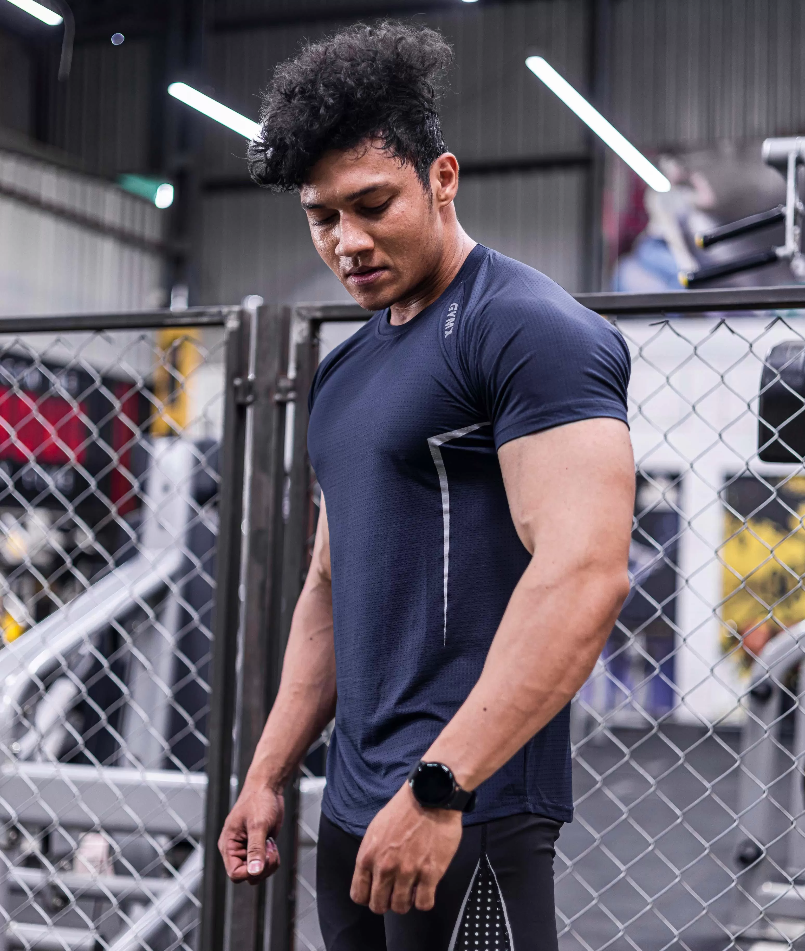 Airflow Navy Blue GymX Tee