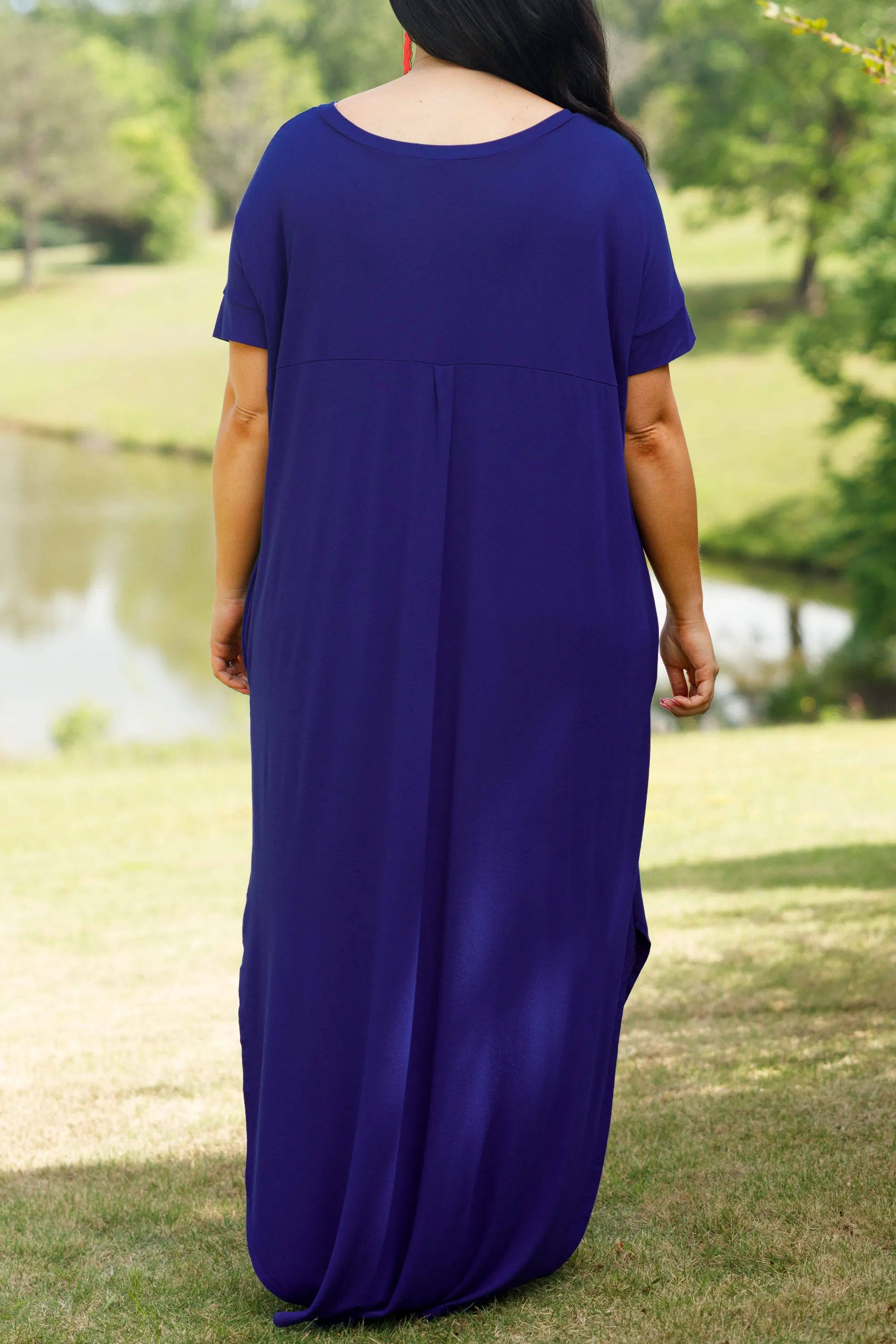 All Summer Long Maxi Dress, Bright Blue