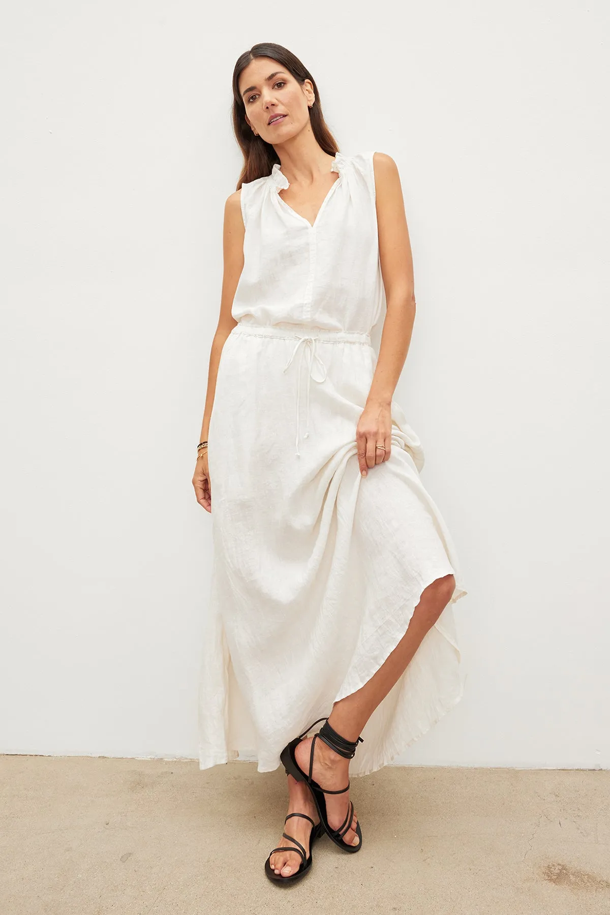 BAILEY LINEN MAXI SKIRT