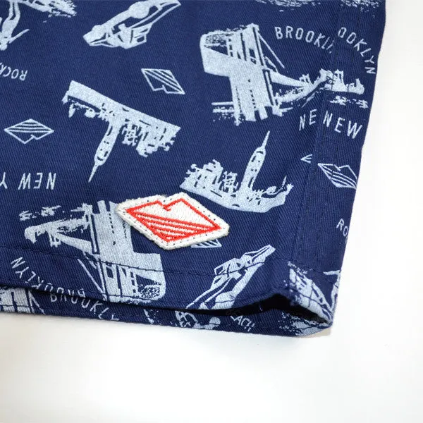 Battenwear – Board Shorts – Navy Custom Print