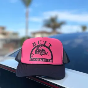 Butt Snorkeler Trucker Hot Pink