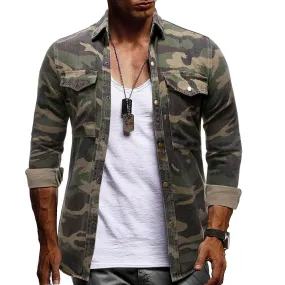 Camouflage Denim Jacket