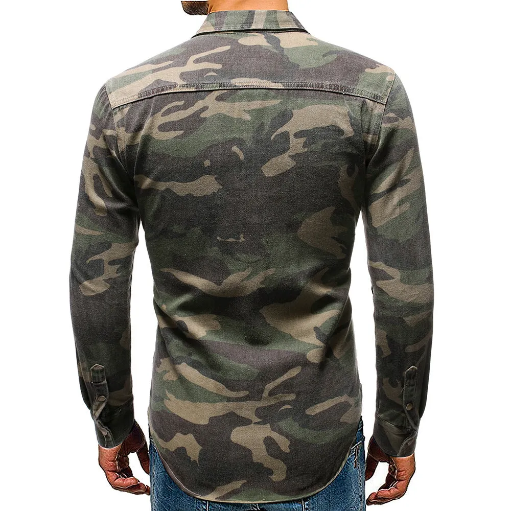 Camouflage Denim Jacket