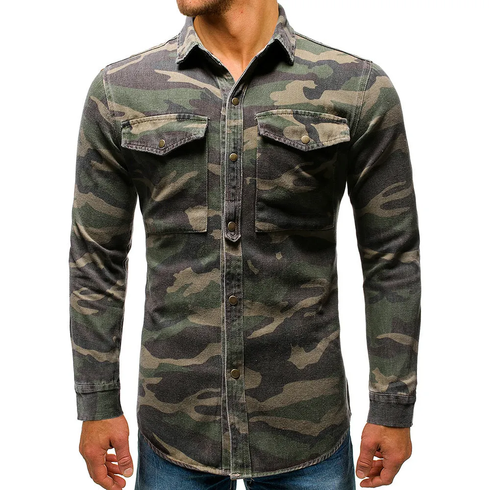 Camouflage Denim Jacket