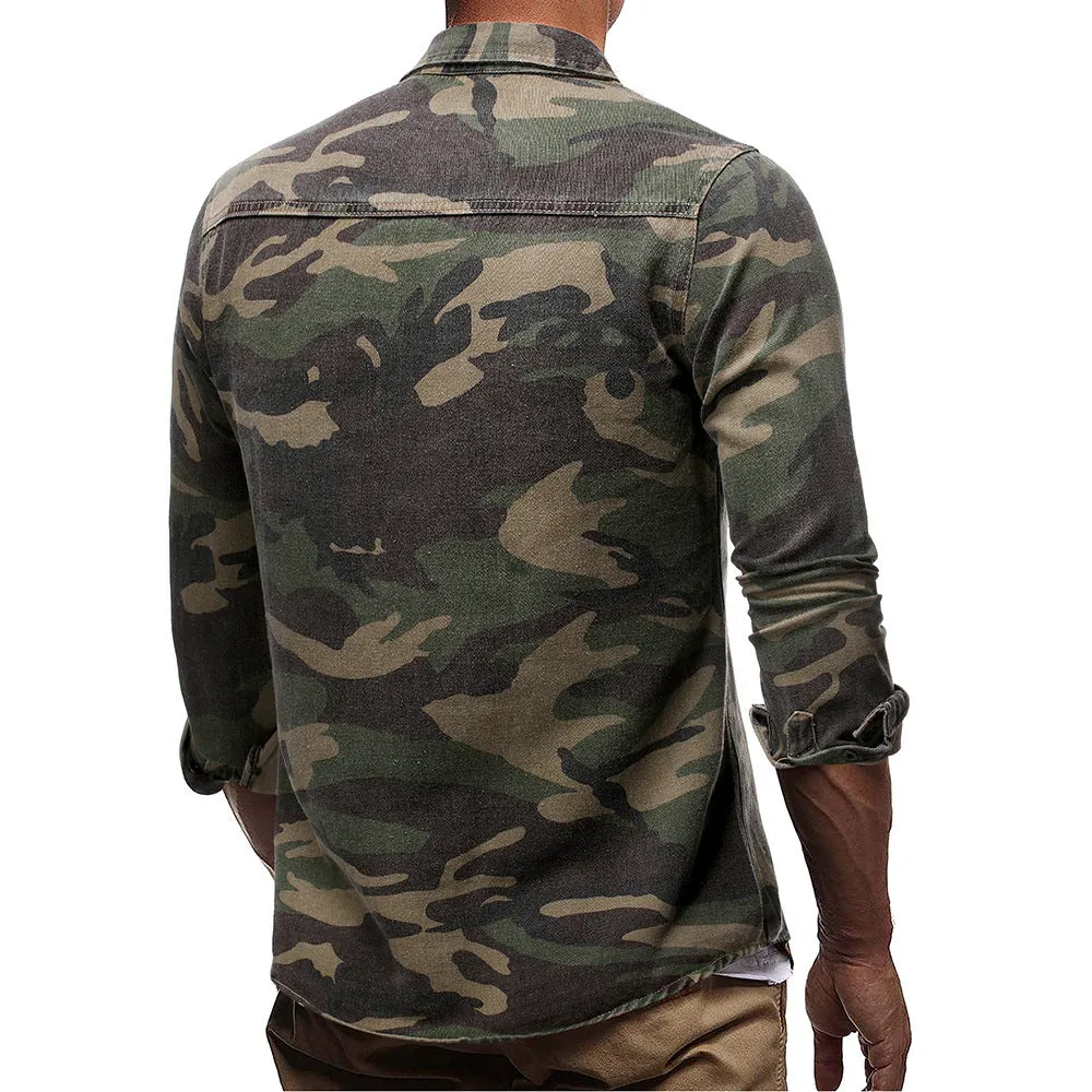 Camouflage Denim Jacket