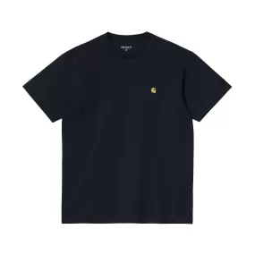 Carhartt WIP Chase Tee Dark Navy/Gold