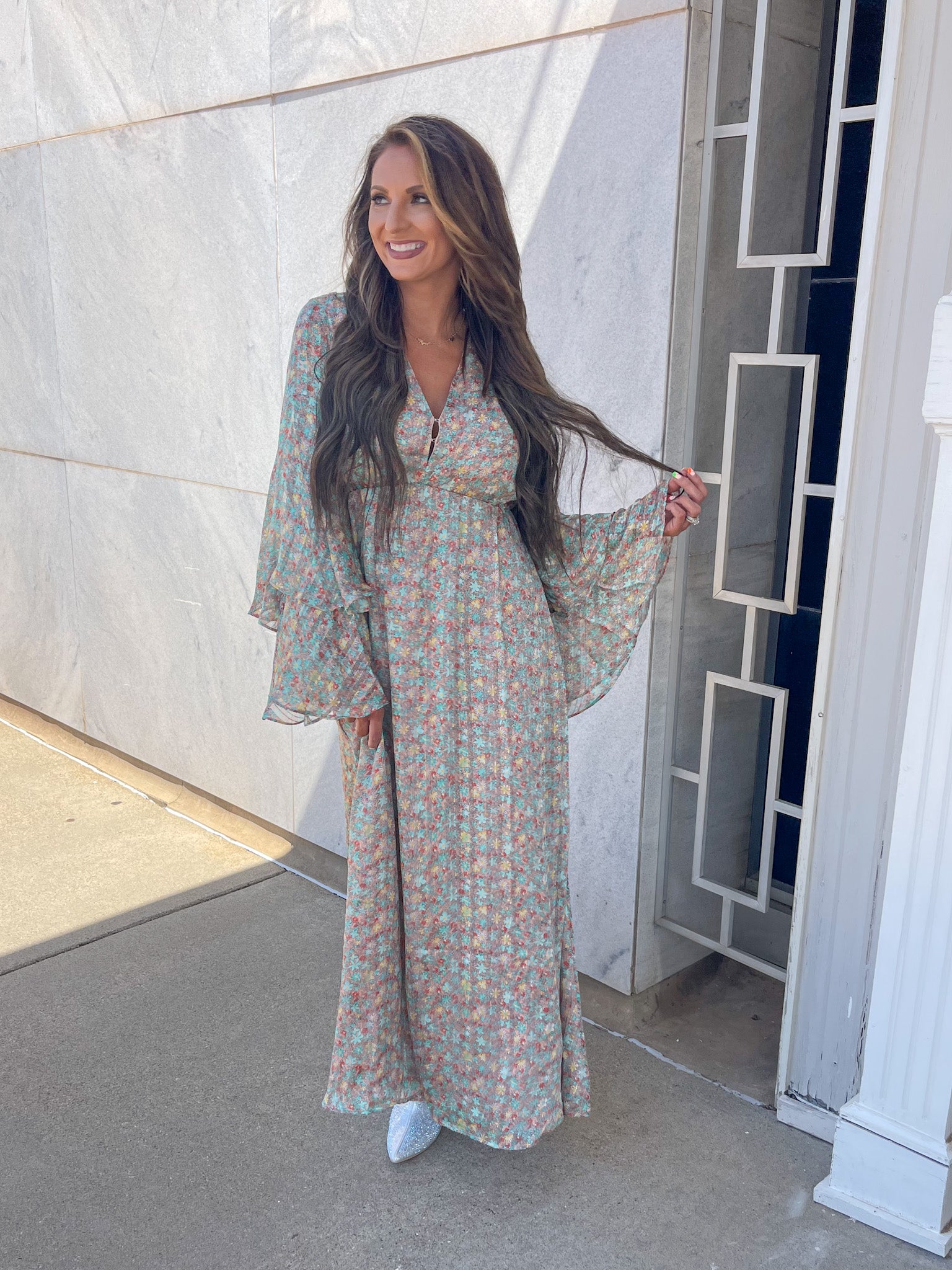 Colette Long Sleeve Maxi - Boca