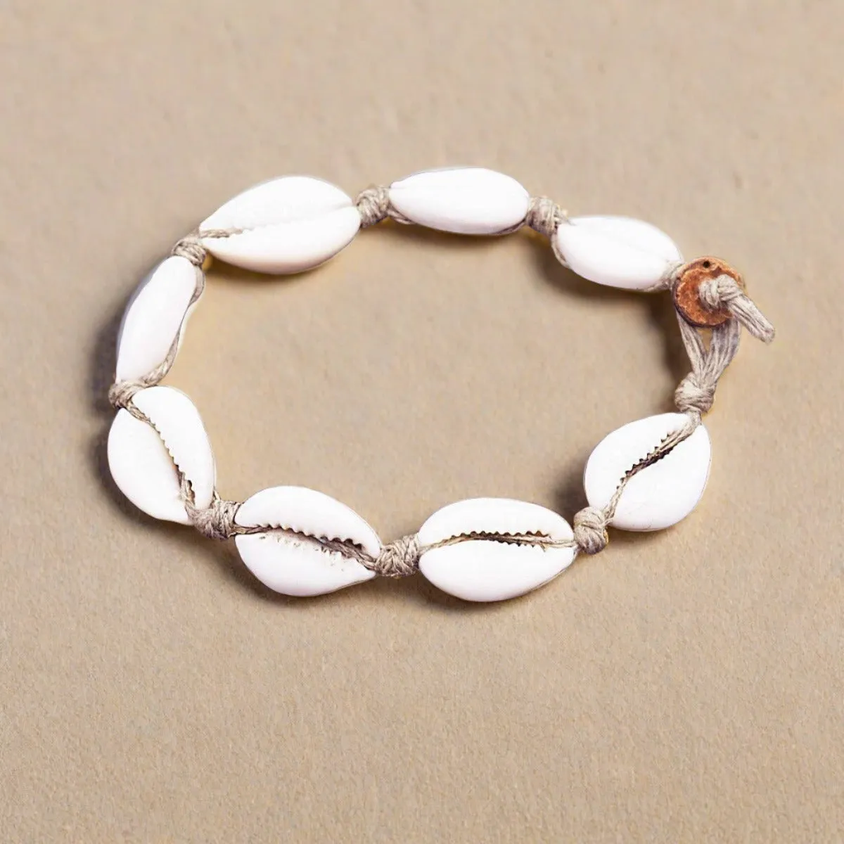 Cowrie Sea Shell Anklet