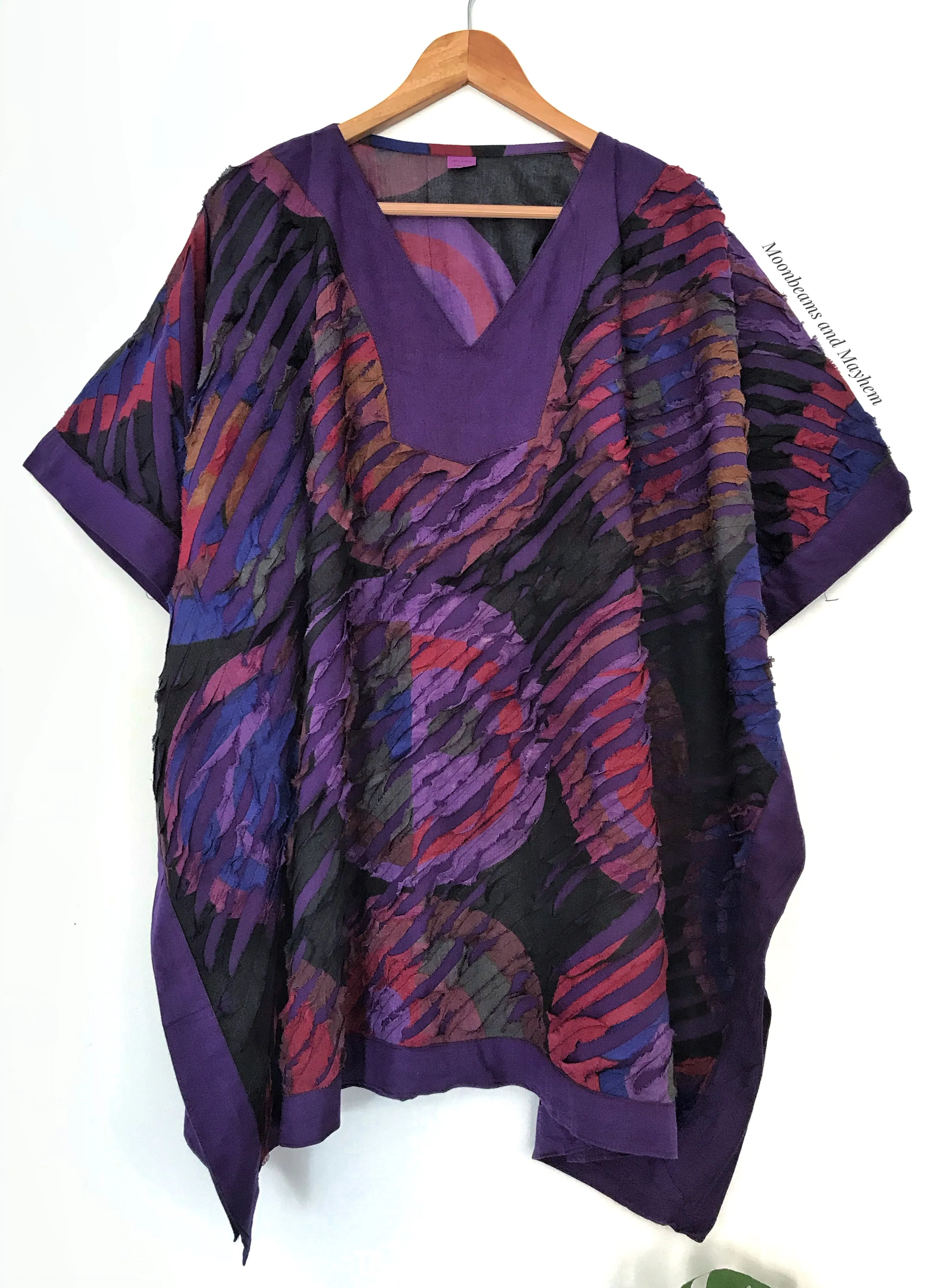 DELICIOUS PURPLE LIBERATION KAFTAN / TOP - PLUS SIZE