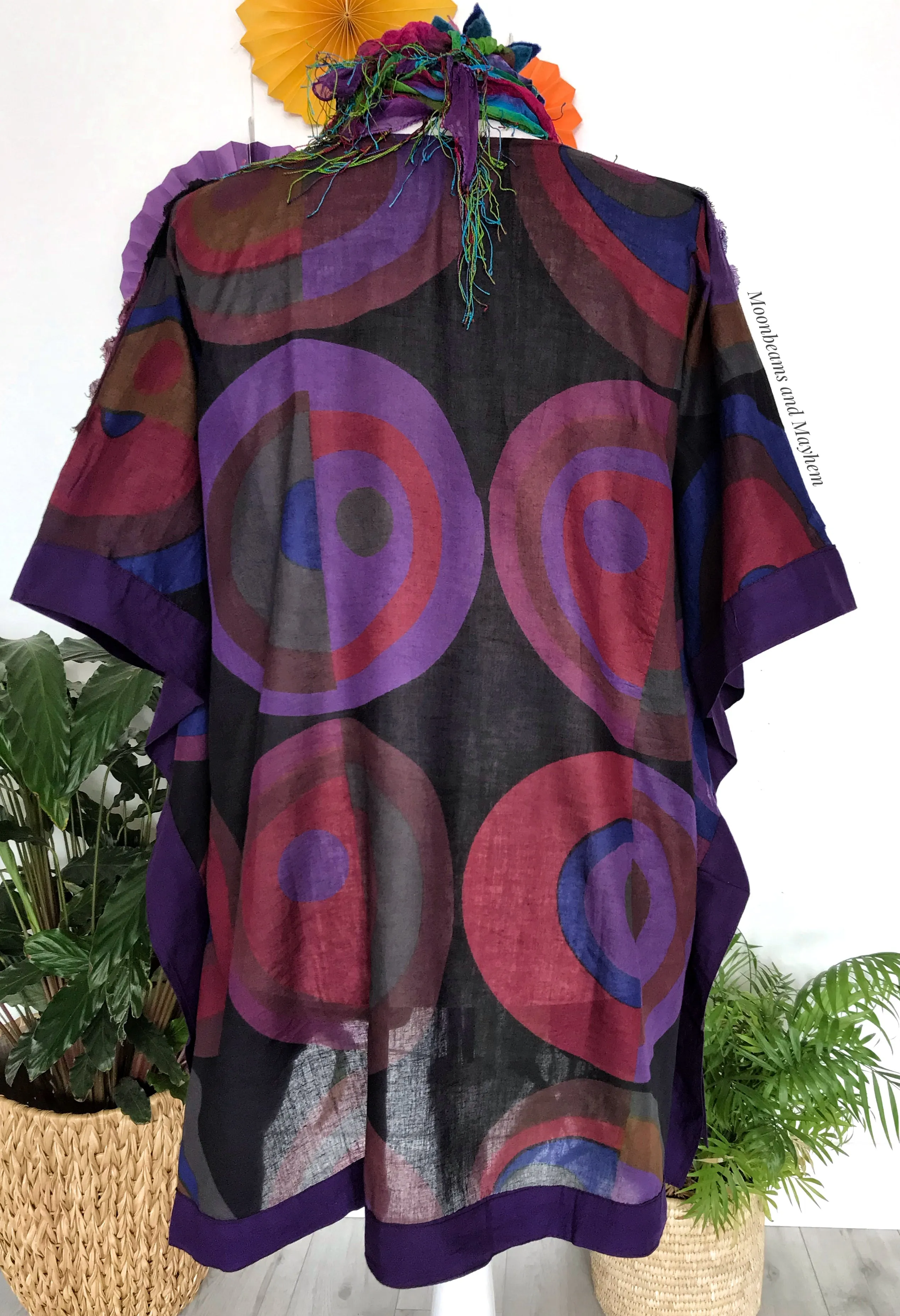 DELICIOUS PURPLE LIBERATION KAFTAN / TOP - PLUS SIZE