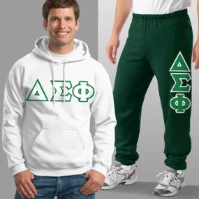 Delta Sigma Phi Hoodie and Sweatpants, Package Deal - TWILL