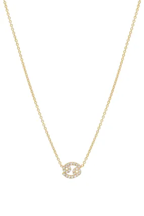 Diamond Cancer Necklace