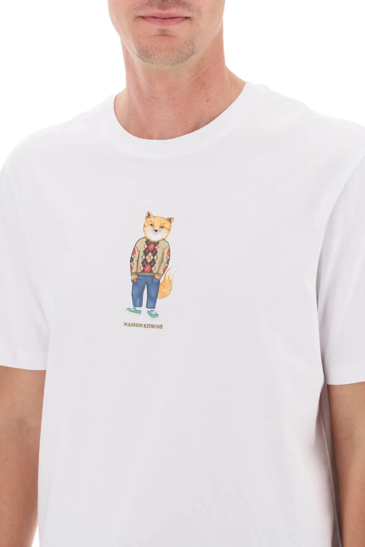 Dressed Fox Crew Neck T Shirt