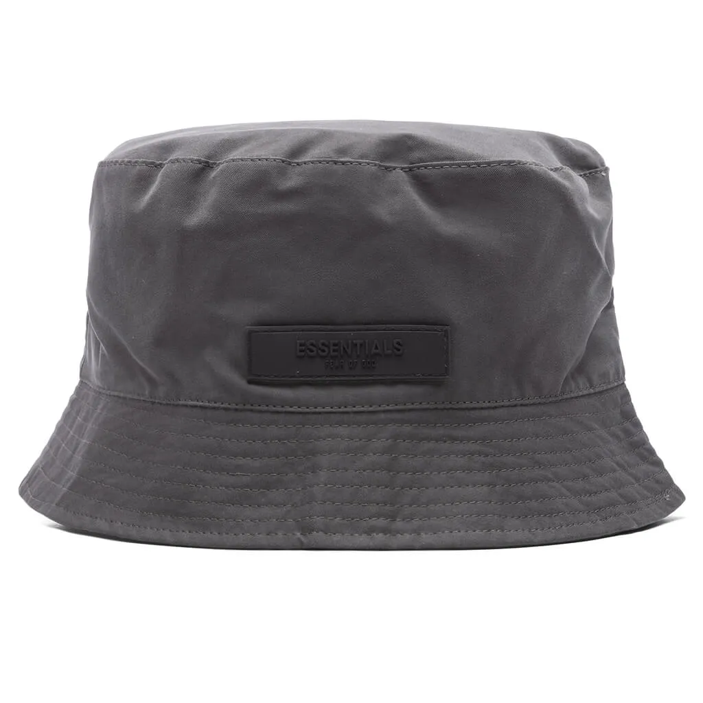 Essentials Bucket Hat - Off-Black