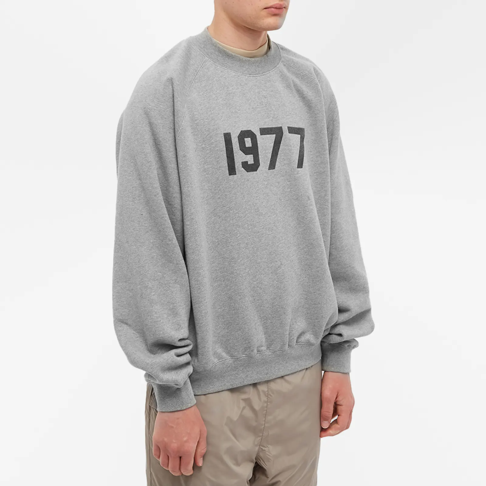 Fear of God ESSENTIALS Crewneck 1977 'Dark Oatmeal'