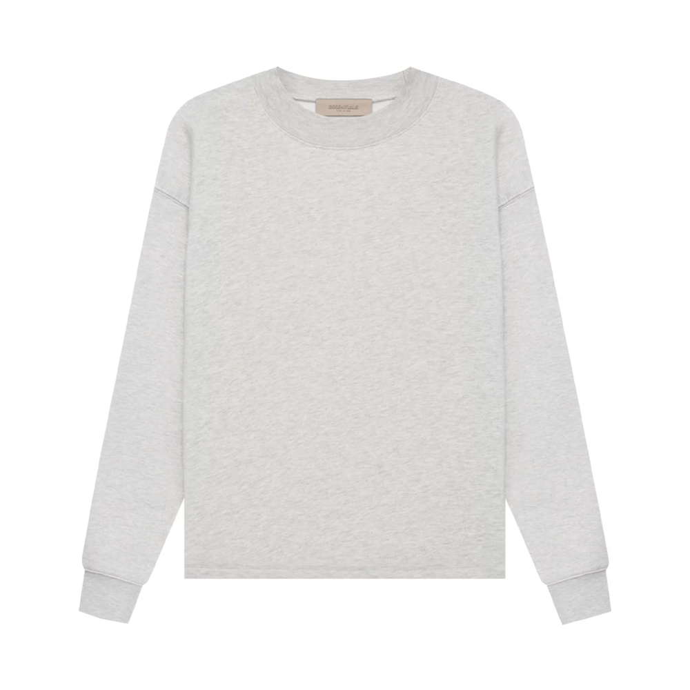 Fear of God ESSENTIALS Relaxed Crewneck 'Light Oatmeal'