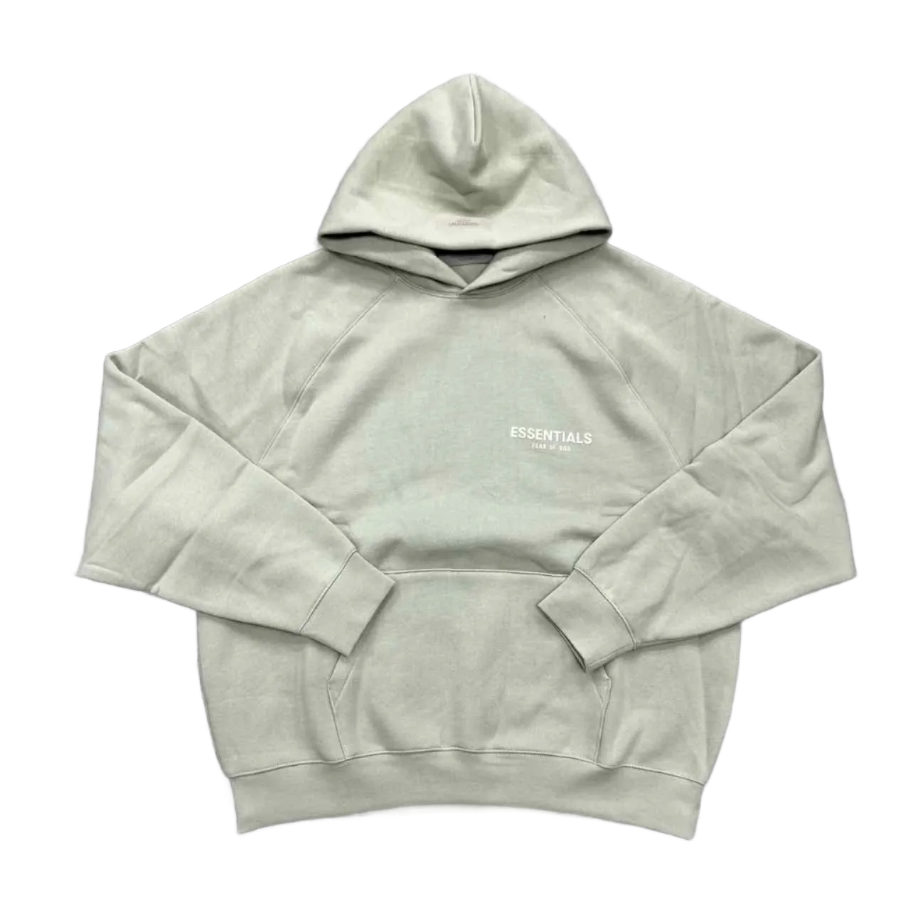 Fear of God Hoodie ESSENTIALS Seafoam New Size 2XL