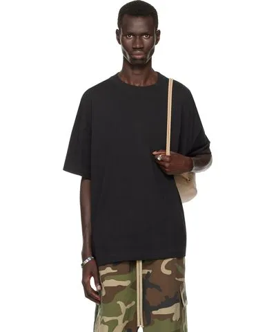 Fear of God Three-Pack Black Essentials T-Shirts