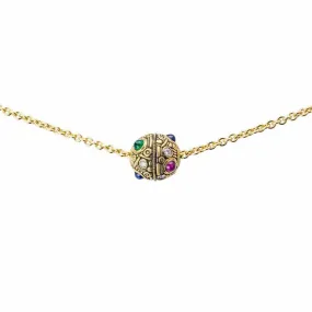 Free Floating Gold Ball Pendant