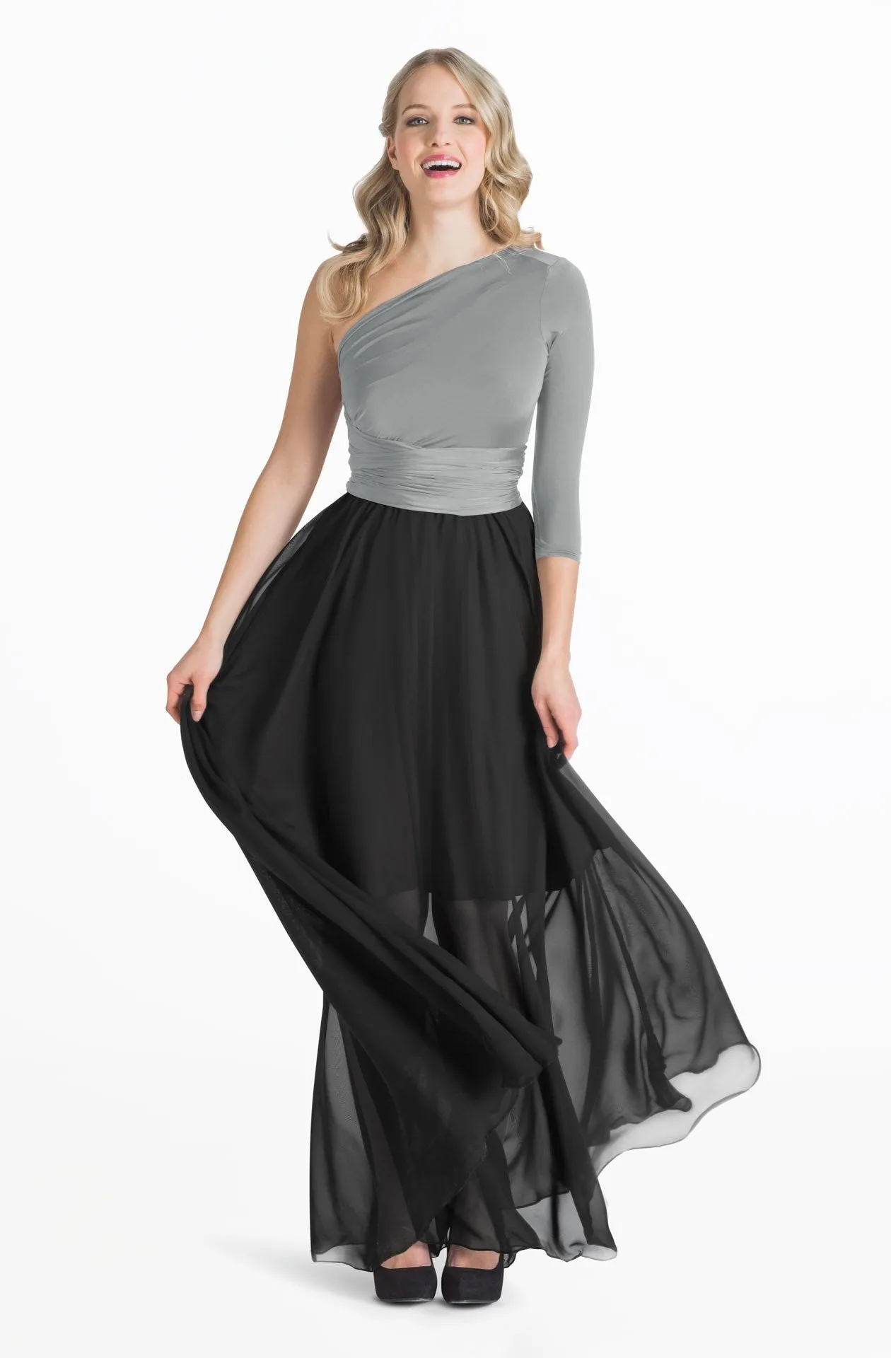 Hana Maxi Chiffon - Convertible Long Skirt - Stylish Travel Maxi Dress