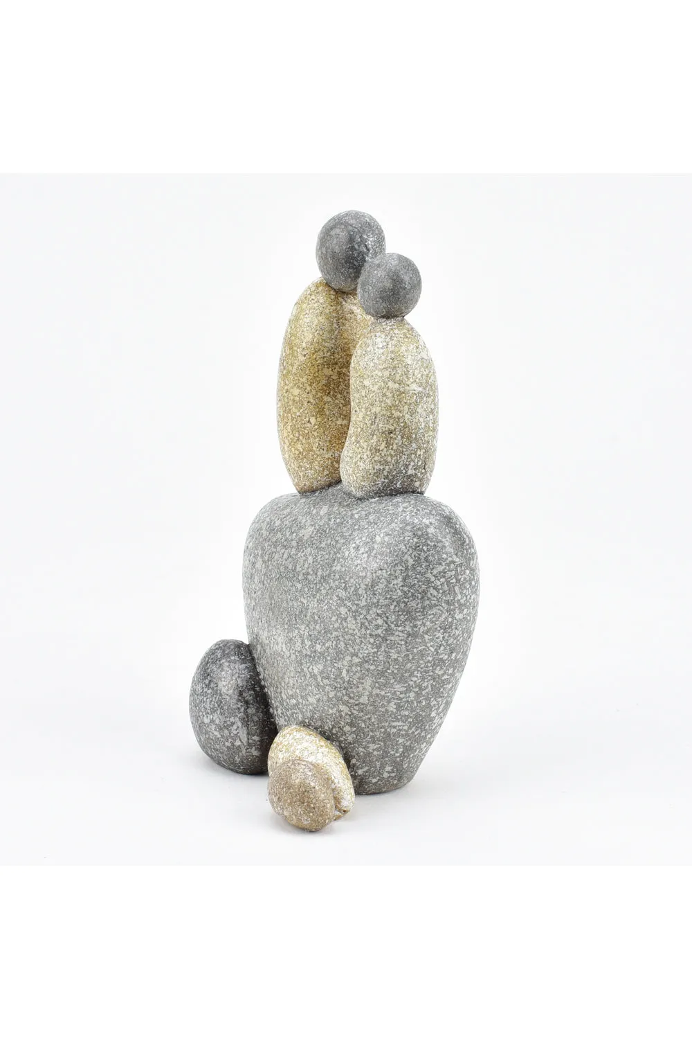 Hestia Pebble Couple Sitting Figurine