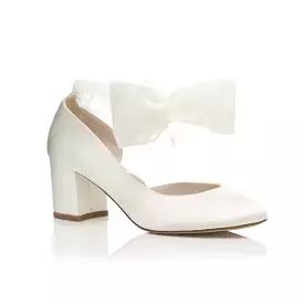 Hetty Mid Ivory Organza Wide