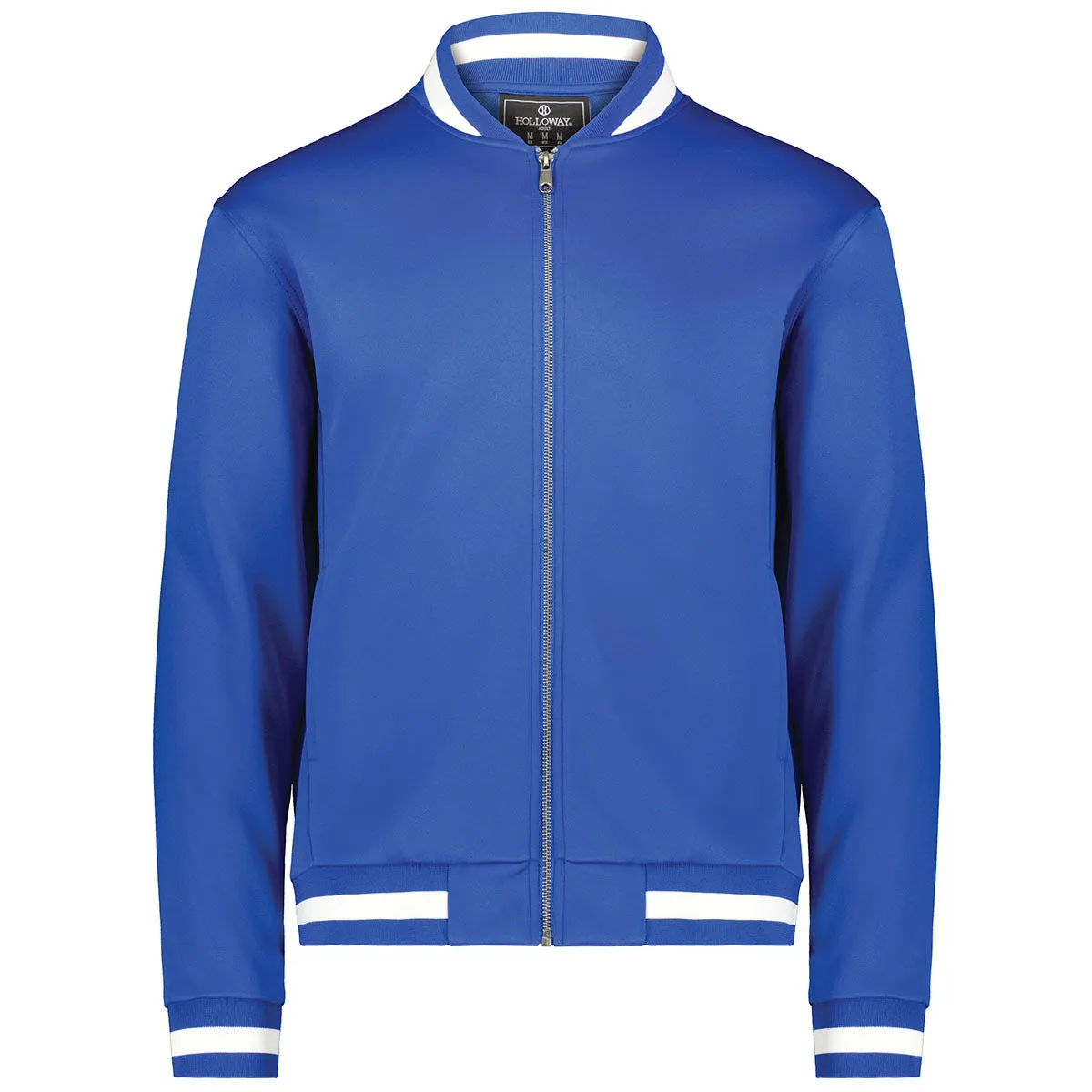 Holloway Men's Royal/White V-Street Full Zip Jacket