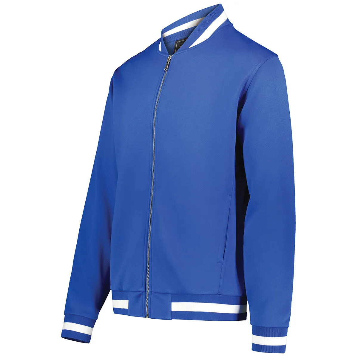 Holloway Men's Royal/White V-Street Full Zip Jacket