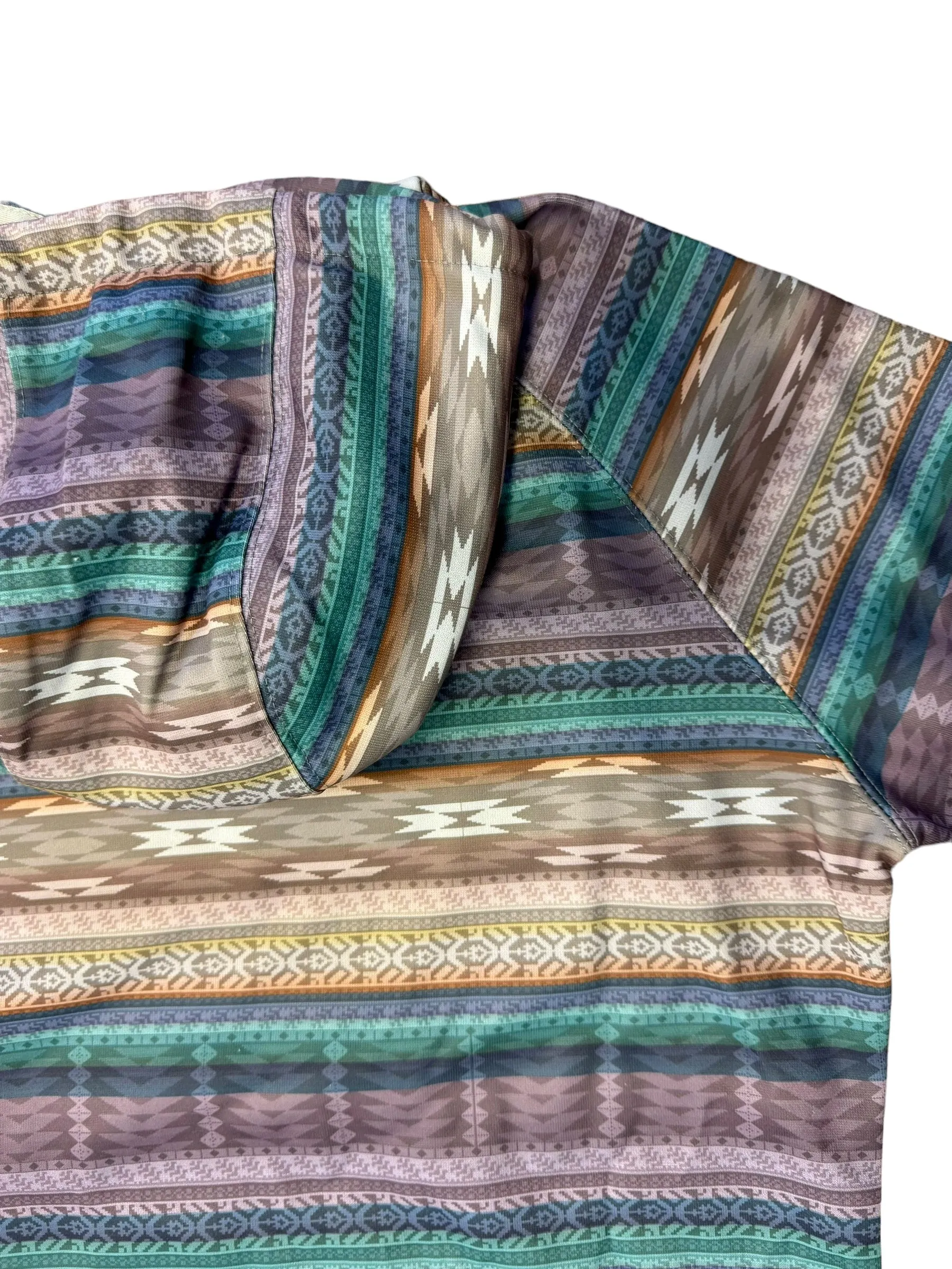 Hooey Women's Mesa Purple & Blue Serape Hoodie HH1260PLSP