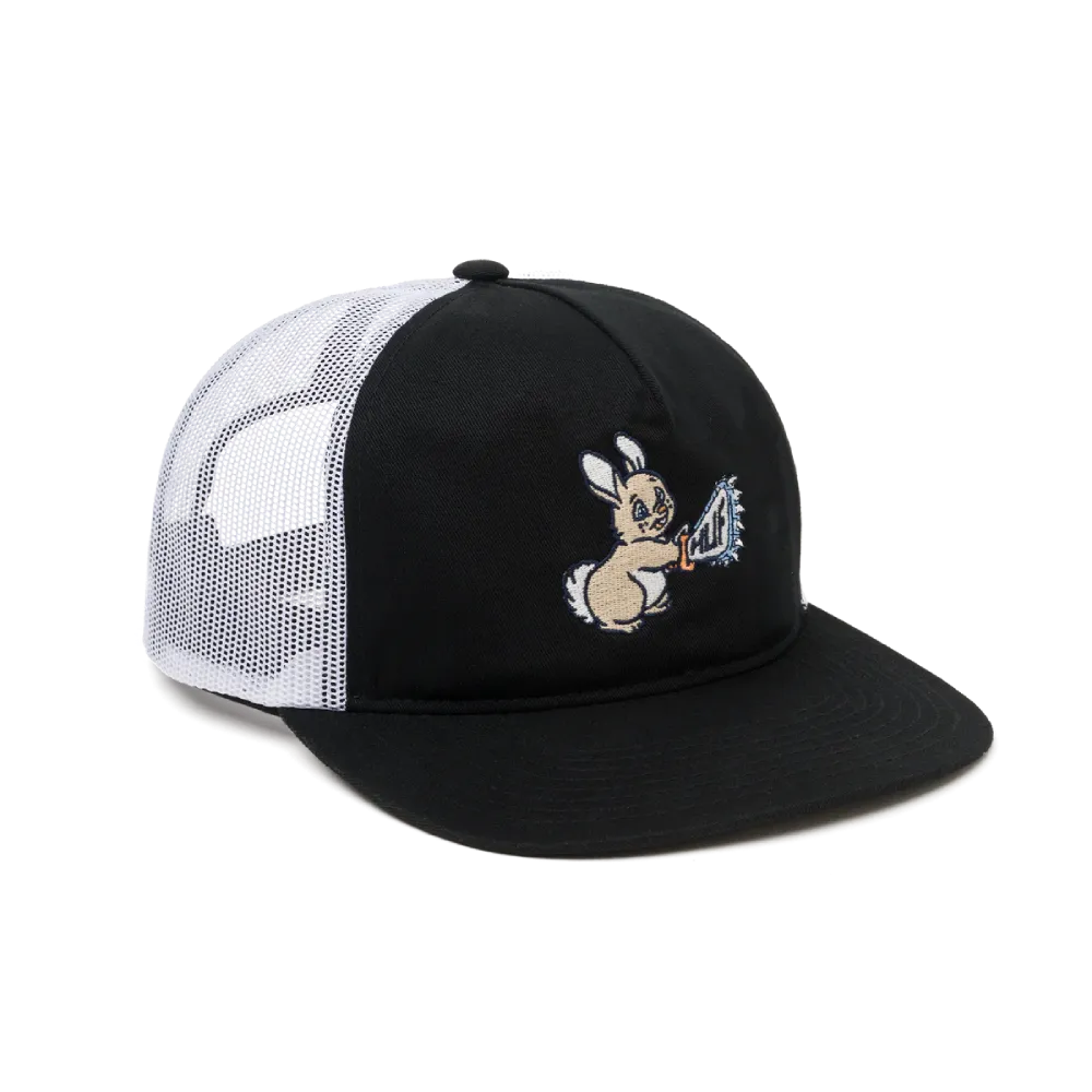 HUF Bad Hare Trucker Hat Black