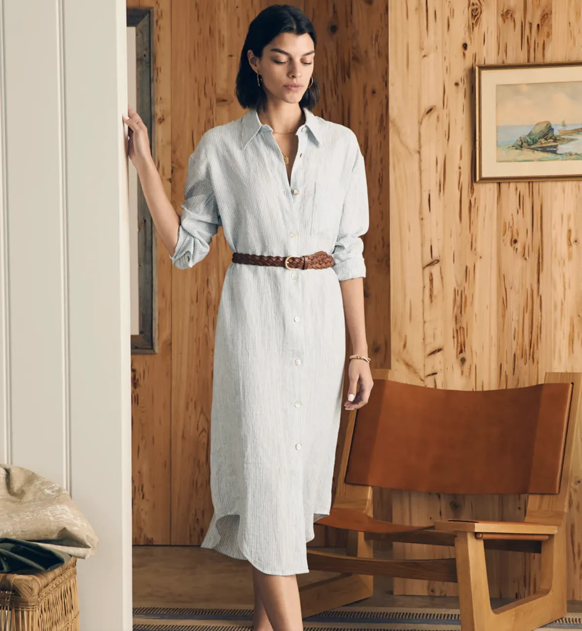 Laguna Linen Maxi Dress