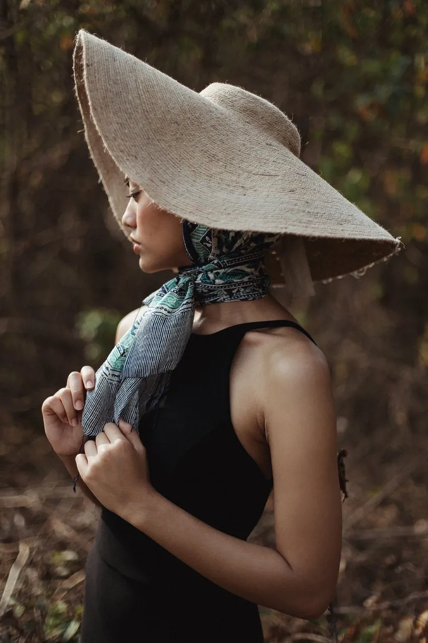 Lola Wide Brim Jute Straw Hat