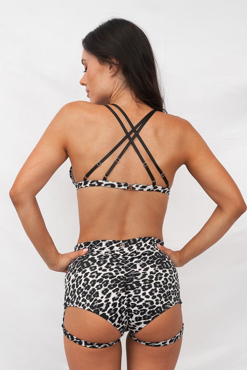 Lunalae Zeta Top - Grey Leopard