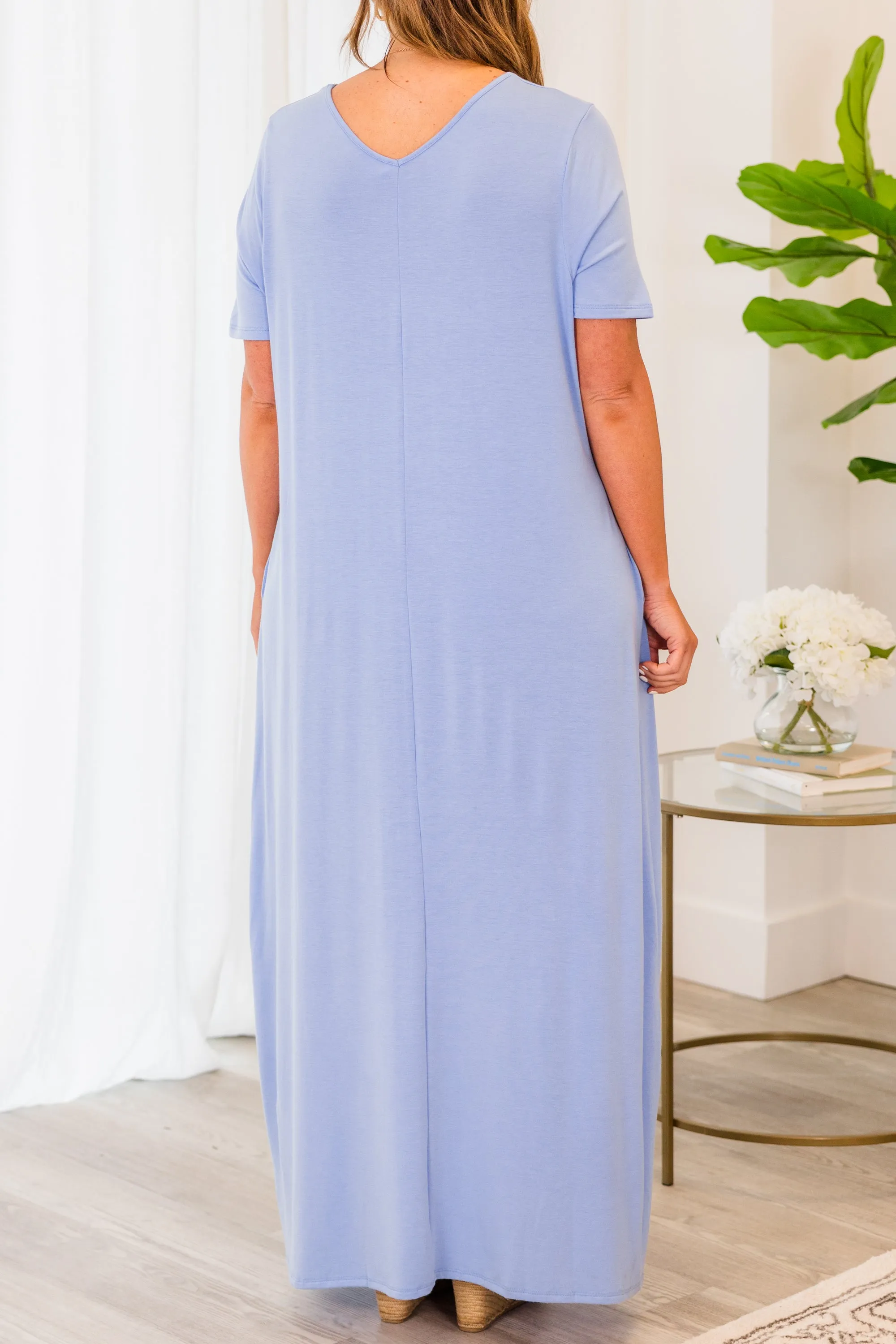 Makin' Waves Maxi Dress, Spring Blue