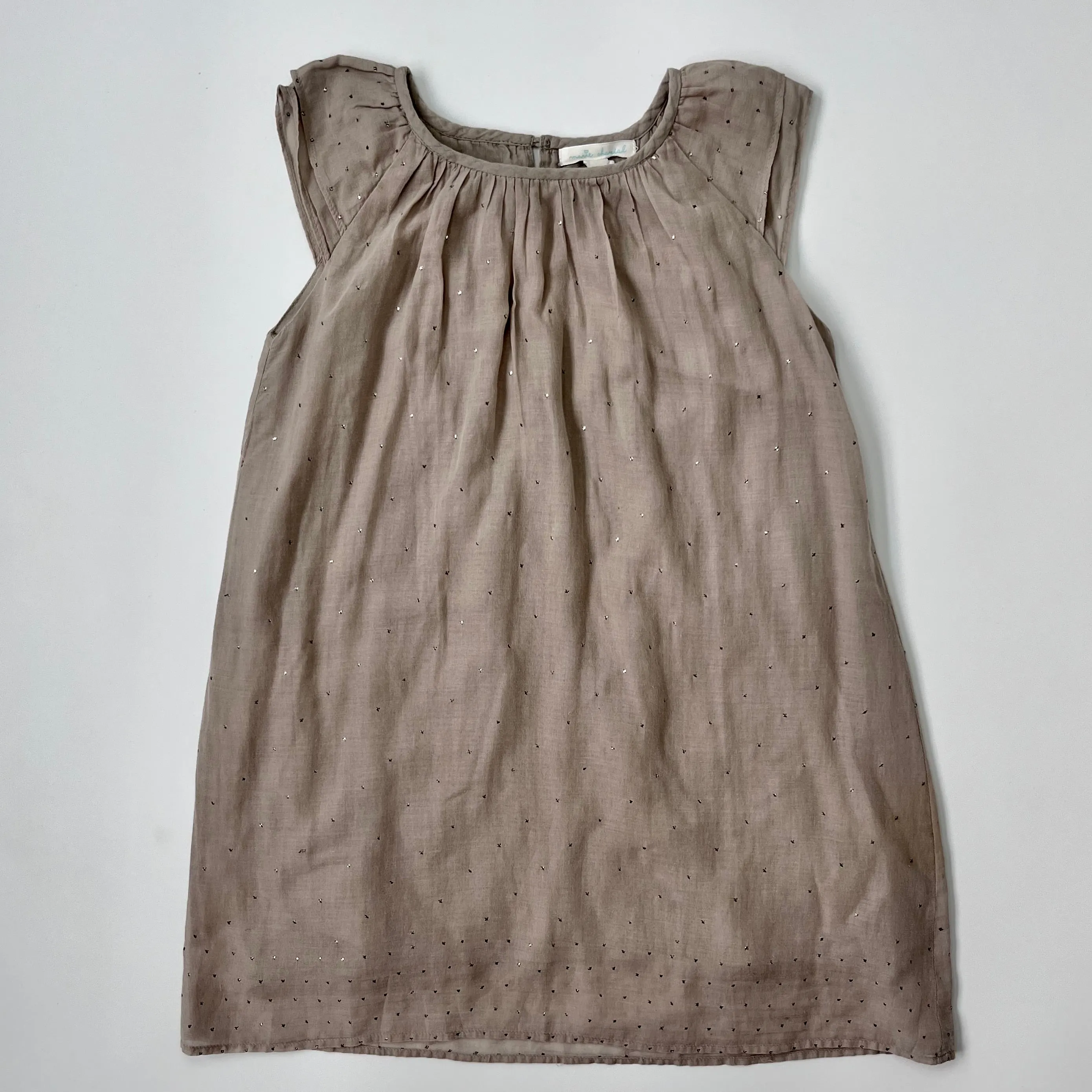 Marie-Chantal Taupe Summer Dress: 6 Years