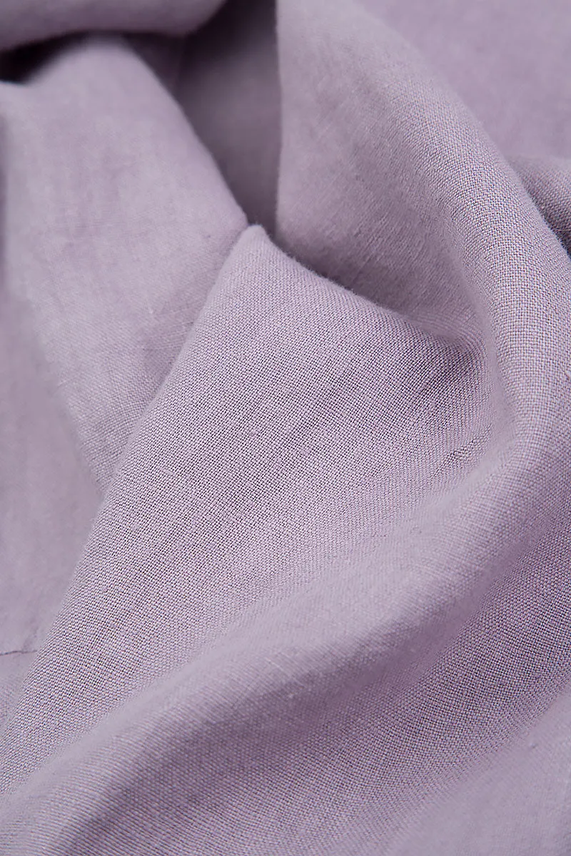 Maxi Lavender Gauze Linen Dress