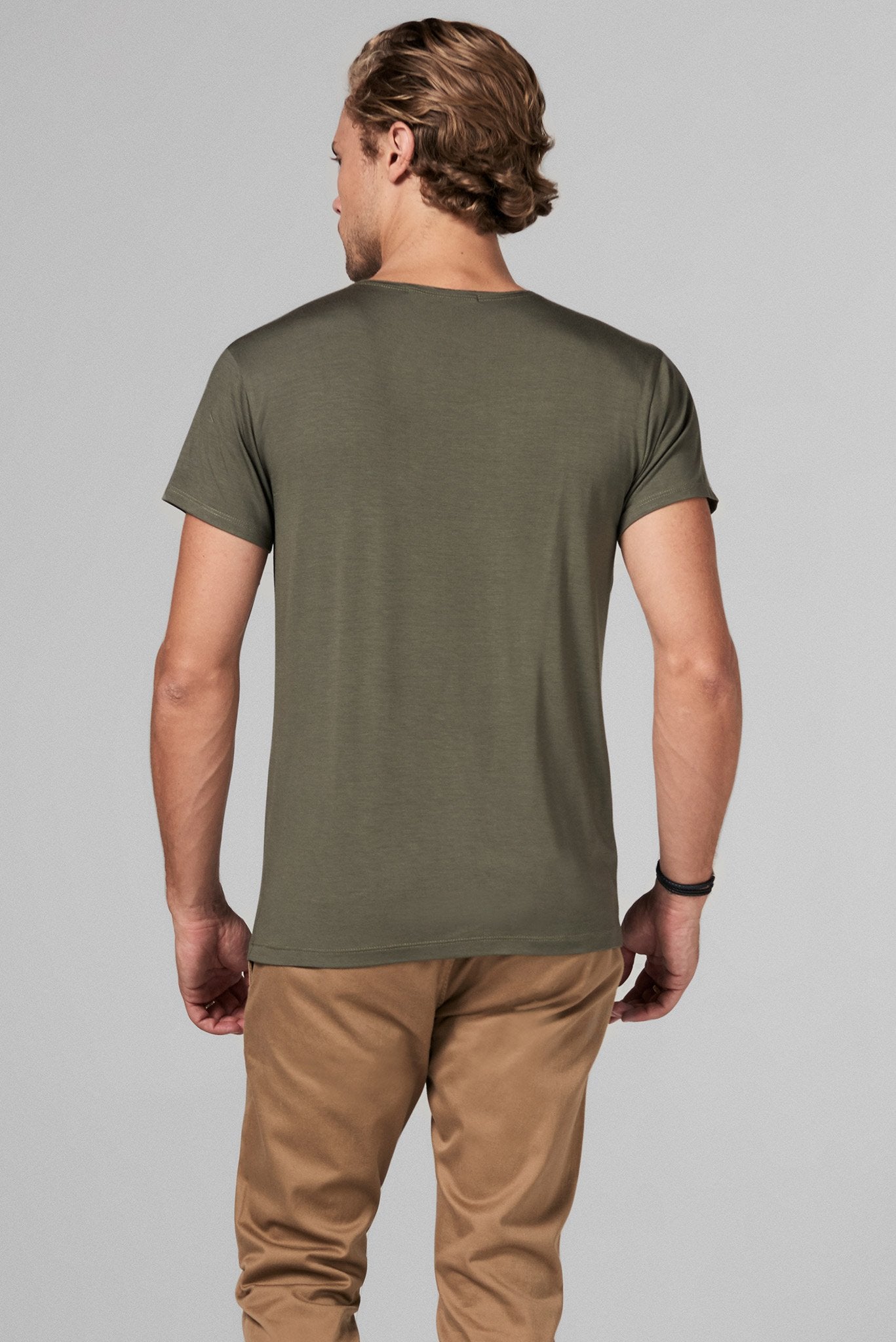 Men's Modal Pocket Sailor Crew Neck Tee