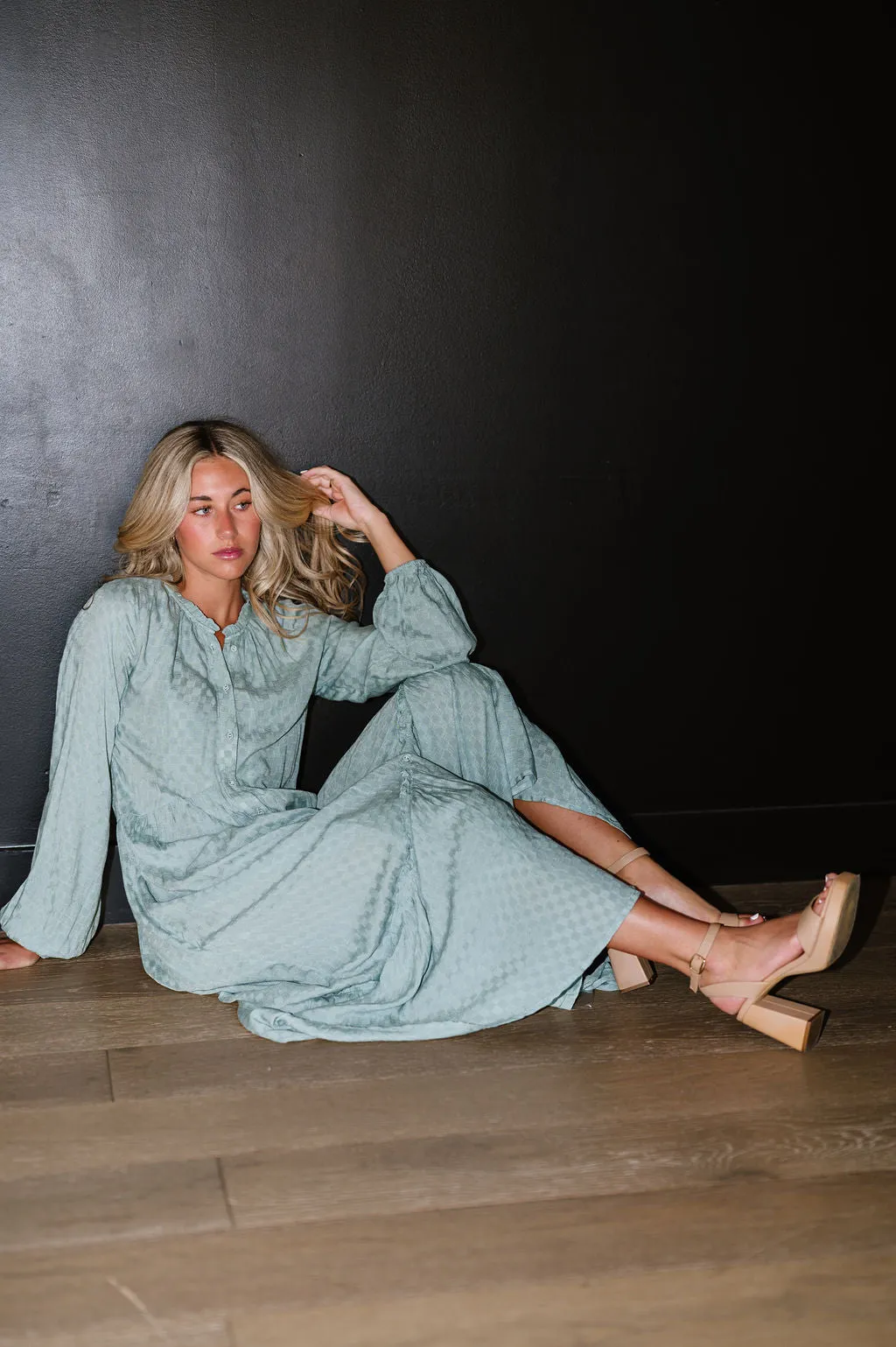 Morgan Boho Long Sleeve Maxi Dress