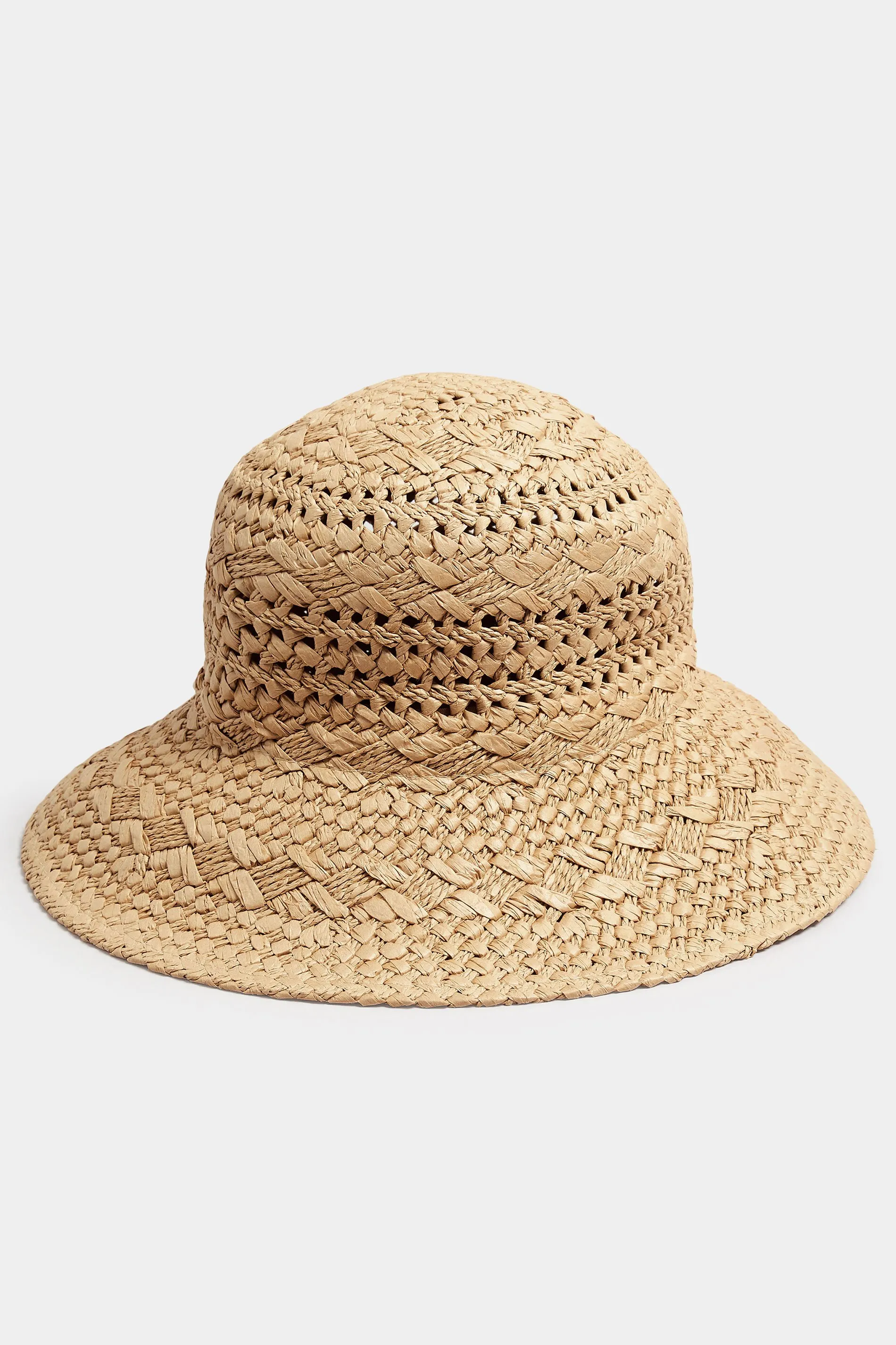 Natural Brown Woven Hat