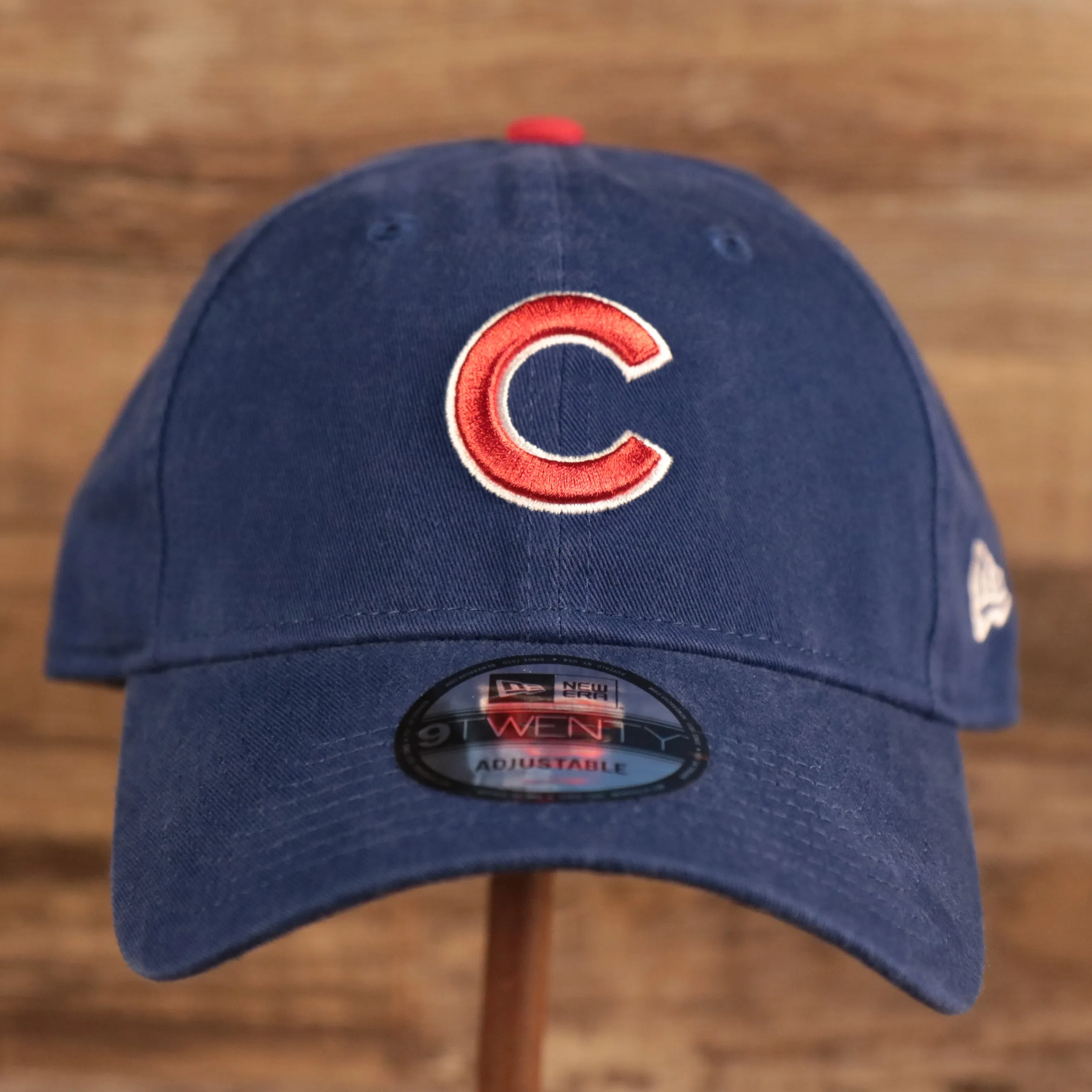 NEW ERA | CHICAGO CUBS | RED C PATCH FRONT | CORE CLASSIC | 9TWENTY DAD HAT | ROYAL BLUE | OSFM