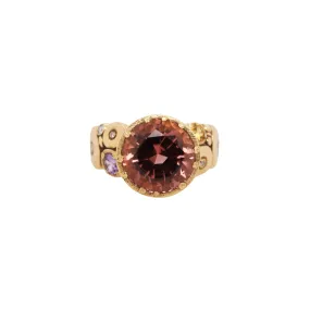 Peach Tourmaline Orchard Ring