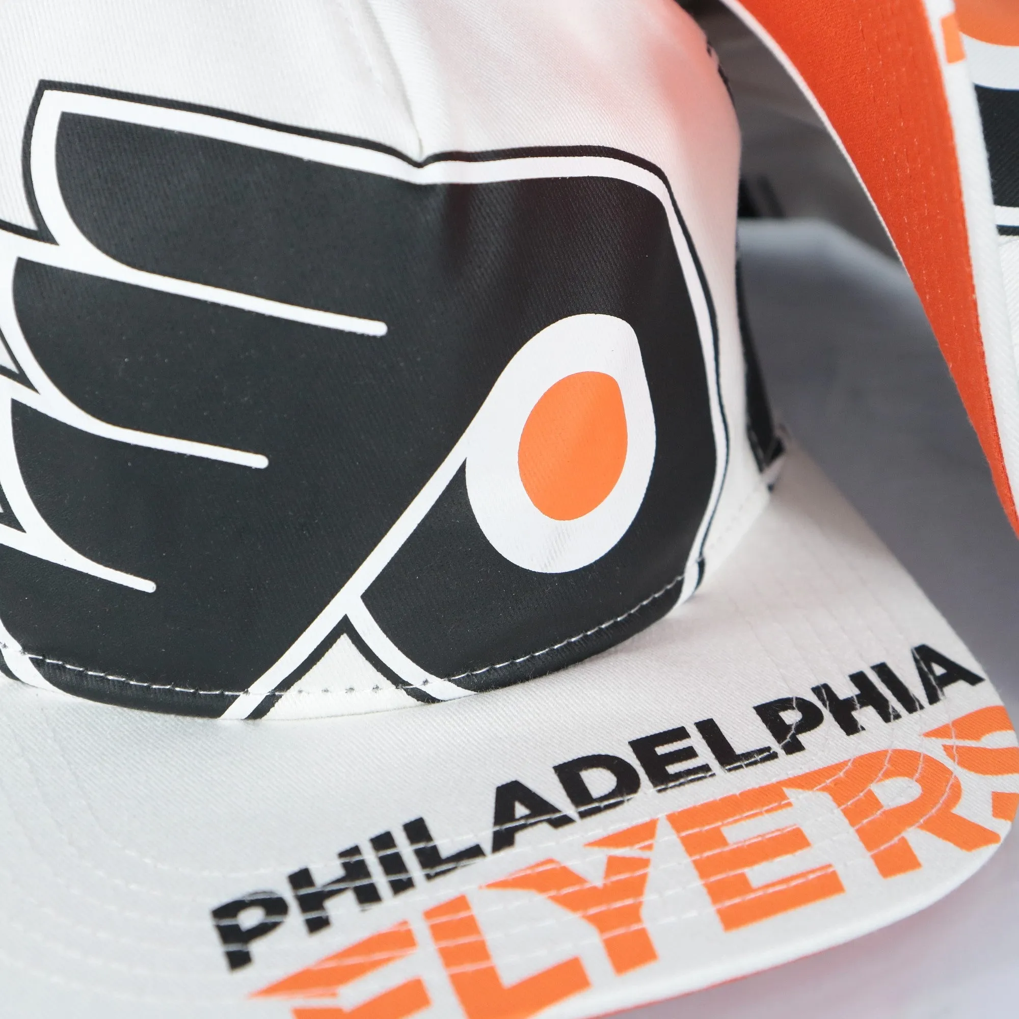 Philadelphia Flyers NHL In Your Face Deadstock Orange bottom | White Snapback Hat